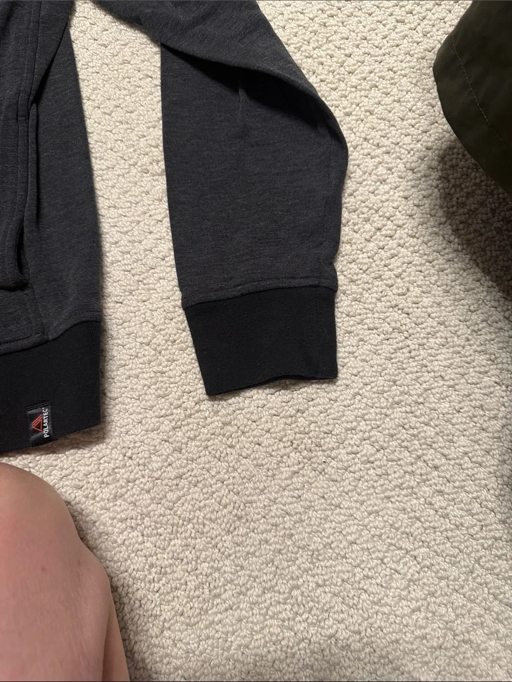 Banana Republic Charcoal Gray Full-Zip Performance Jacket